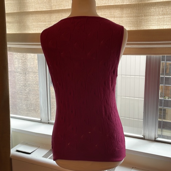 Luca Luca Italien Designer Pink Top - Picture 4 of 5